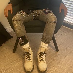 NORTH EAST LA BEDLAM CUT N SEW DISTRESSED PUNK